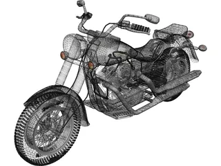 Kawasaki VN1500 3D Model