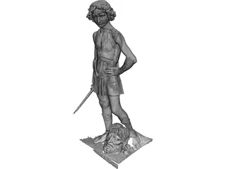 Classical Statue 3D Model