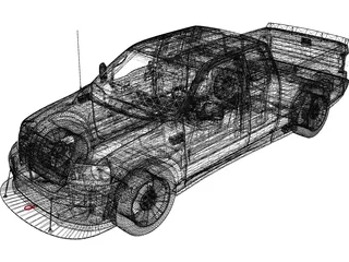 Saleen S331 Supercab (2008) 3D Model