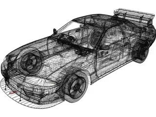 Nissan Skyline Mines R32 (1993) 3D Model