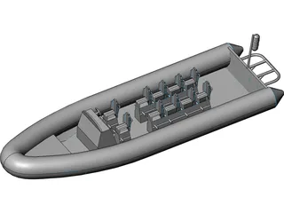 RIB 10M 3D Model