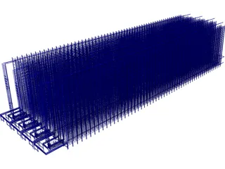 Automated Storage and Retreval System 3D Model