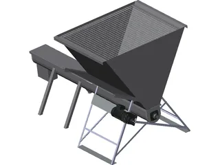 Grain Feeder 3D Model