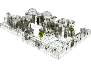 Persian City 3D Model