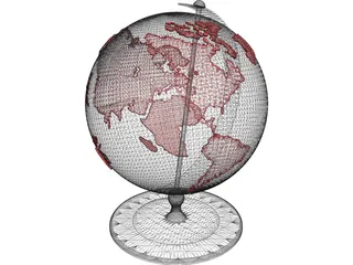 Globe 3D Model