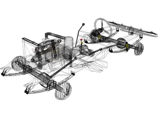 Chassis Land Rover 3D Model