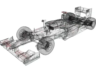 HRT F1 (2010) 3D Model