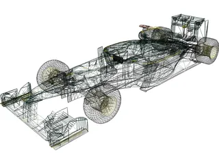Lotus T127 F1 (2010) 3D Model