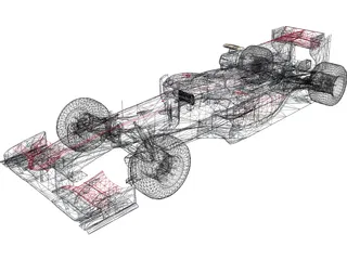 McLaren MP4-25 F1 (2010) 3D Model