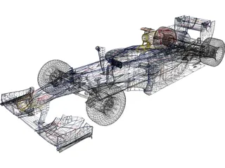 RedBull RB6 F1 (2010) 3D Model