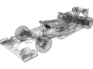 Sauber C29 F1 (2010) 3D Model