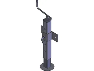 Trailer Jack 3D Model