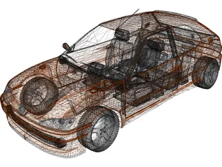 Peugeot 306 GTi 3D Model