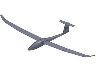 Discus 2 Glider 3D Model