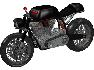 Motorcycle 3D Model