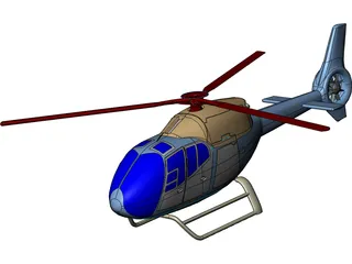 Eurocopter EC-120 Colibri 3D Model