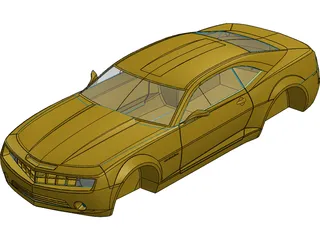 Chevrolet Camaro Body (2011) 3D Model