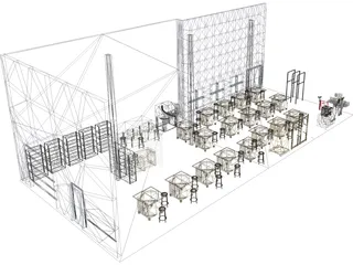 Benchroom 3D Model