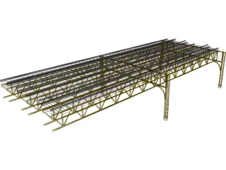 Chicago L-Track 3D Model