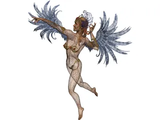 Carnival Woman 3D Model