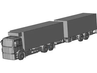 European Truck 3D Model