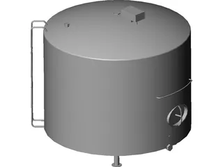 Milk Silo 3D Model