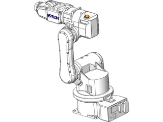 Epson PS3-AS0 6 Axis Robot 3D Model