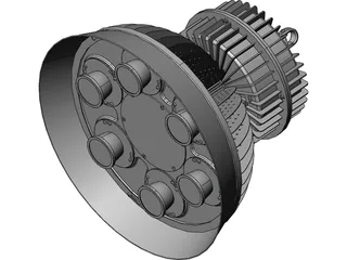 High Bay LED Light 3D Model