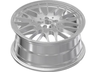 Car Rim 3D Model