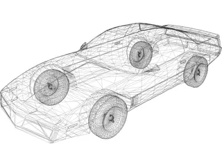 Pontiac Trans Am (1989) 3D Model