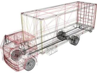 Hino Box (1995) 3D Model