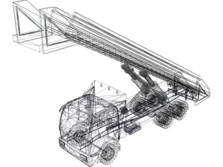 Airport Stair 3D Model