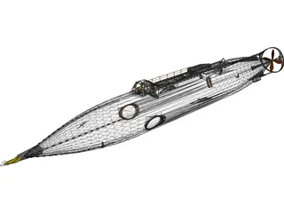 Jules Verne Nautilus Submarine 3D Model