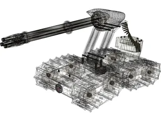Sanddragon Robot 3D Model