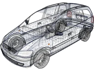 Opel Zafira 3D Model