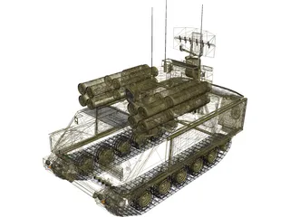 M-113 ADATS 3D Model