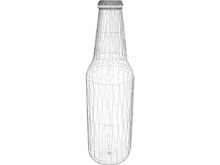 Bottle Beer 3D Model