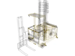 Forklift 3D Model