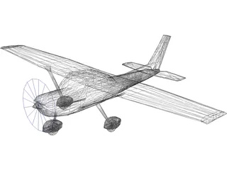 Cessna 152 3D Model