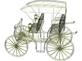 Carriage Surrey 3D Model