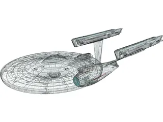 Star Trek Enterprise 3D Model