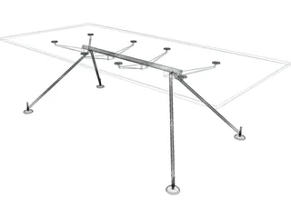 Table Norman Foster 3D Model