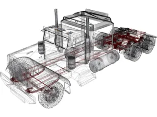 Freightliner Aerodyne 3D Model