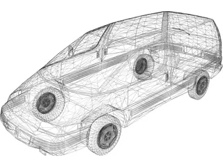 Pontiac Trans Sport (1991) 3D Model