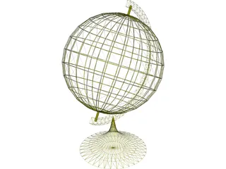 Golden Globe 3D Model