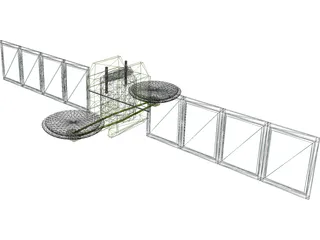 Satellite 3D Model