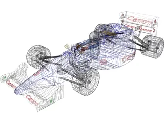 Indy Car 3D Model