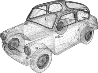 Fiat 600 3D Model