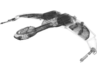 Star Trek Klingon Ship 3D Model