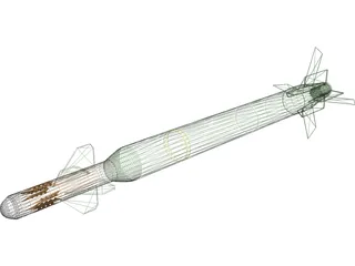 Bunker Buster GBU-28 3D Model